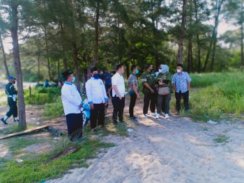 Wadan Puspomad Mayjen TNI Hendi Tinjau Tambang Laut dan Gudang Timah Milik CV GSP Mitra PT Timah