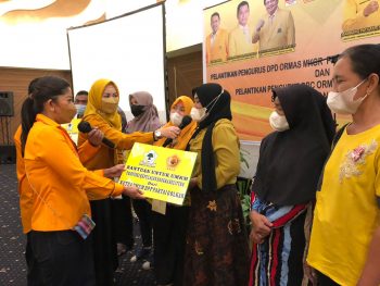 Usai Pelantikan MKGR, Partai Golkar Dapat Pujian dari Nakes dan Pelaku UMKM di Babel