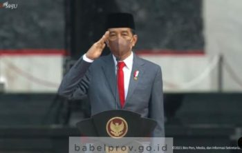 Gubernur Erzaldi Hadiri Upacara Peringatan Hari Kesaktian Pancasila