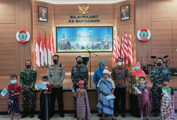 Khaitan Masal Warnai Hut ke-21 TNI AL Lanal Babel