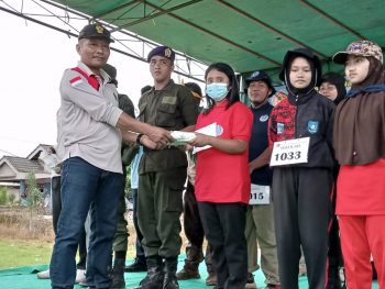 Peserta Napak Tilas Start Dari UBB Finish di Desa Kimak