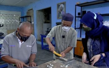 PT Timah Ajak Generasi Muda Belajar Jadi Perajin Pewter