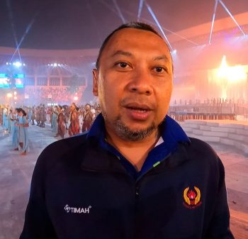 Dukung Kontingen Babel di PON XX, Direksi PT Timah Tbk Saksikan Langsung Pertandingan di Papua
