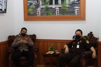 Kapolres Bangka Silaturahmi Dengan Kejaksaan Negeri Bangka