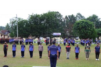 Memeperingati HPN Kapolres Bangka Ajak Olahraga dan Kurve Bersama