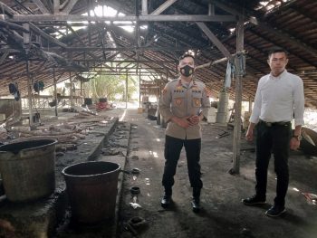 Kapolsek Pemali Tinjau Langsung Pabrik Arak