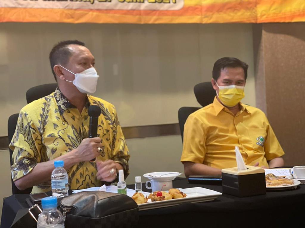 Bambang Patijaya Menyatakan Kesiapan Dan Komitmennya Untuk Memenangkan Airlangga Hartarto Sebagai Presiden RI 2024.