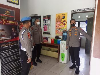 Kapolres Bangka Cek Ruangan Kerja Satfung