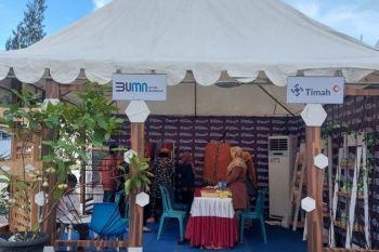 PT Timah Jadi stand Terbaik ke Dua dalam Pameran Pembangunan di Babel Fair 2021