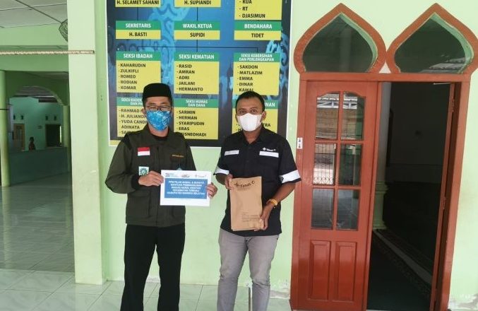 PT Timah Serahkan Bantuan Renovasi Masjid Nurul Hidayah Toboali