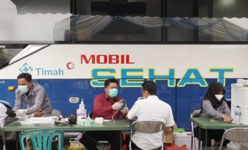 Mobil Sehat PT Timah Tbk Berikan Pelayanan Kesehatan Gratis Selama Tiga Hari Bagi Warga Belinyu
