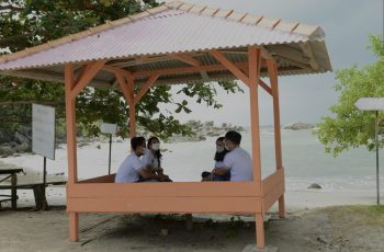 PT Timah Tbk Lengkapi Sarana dan Prasarana Wisata, Pantai Penyusuk Kian Cantik dan Nyaman