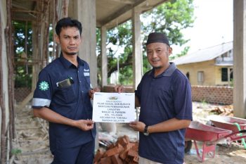 PT Timah Tbk Bantu Renovasi Masjid Al-Furqon Simpang Nanas Toboali