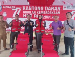 Sambut HUT ke 77 RI, PT Timah Tbk Sumbang 10 Unit Kursi Donor untuk PMI Bangka Selatan