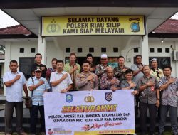 Kapolsek Riau Silip Pimpin Acara Silaturahmi dengan Para Kades Kecamatan Riau Silip