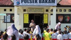 Polsek Bakam Terima Kunjungan Dari TK Mutiara Hati Desa Tiangtara