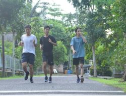 Berolahraga di Kompleks Bukit Baru PT Timah Tbk, Menjaga Kebugaran sekaligus Menikmati Rindangnya Pepohonan