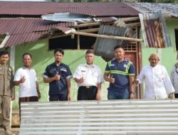 PT Timah Tbk Bantuan Perbaikan Atap TPA Nurul Ilmi Desa Penagan yang Rusak dihantam Puting Beliung