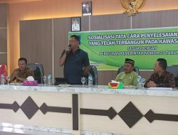 Saat Sosialisasi UU Cipta Kerja, Anggota Komisi III DPRD Babel Minta Masyarakat Tak Keliru Memahami Skema Alih Fungsi Lahan.