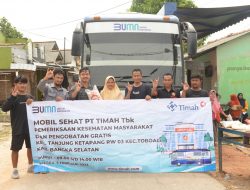 PT Timah Tbk dan Karang Taruna Kelurahan Tanjung Ketapang Berikan Layanan Kesehatan Gratis
