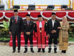 Beliadi Resmi Jadi Wakil Ketua DPRD, Ini Harapan Pj Gubernur Ridwan