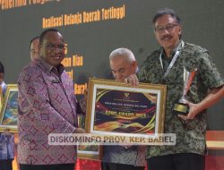 Babel Sabet Penghargaan APBD Award 2023 dari Kemendagri