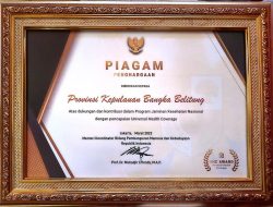 Pemprov Kep. Babel Raih Penghargaan UHC Award 2023