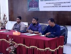 Anggota DPRD Ini Tidak Ingin IPM Kep. Babel Tertinggal Dari Daerah Lain