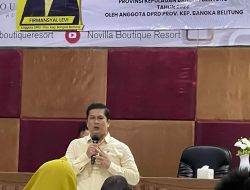 Antisipasi Bencana di Bangka, Firmansyah Levi sosialisasikan Perda pada Warga Kampung Pasir Sungailiat