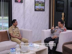 Jalankan Amanat Mendagri, Pj Gubernur Suganda Silaturahmi ke Polda Kep. Babel