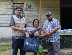 PT Timah Tbk Berikan Kado Imlek Bagi Masyarakat Tionghoa di Desa Belo Laut