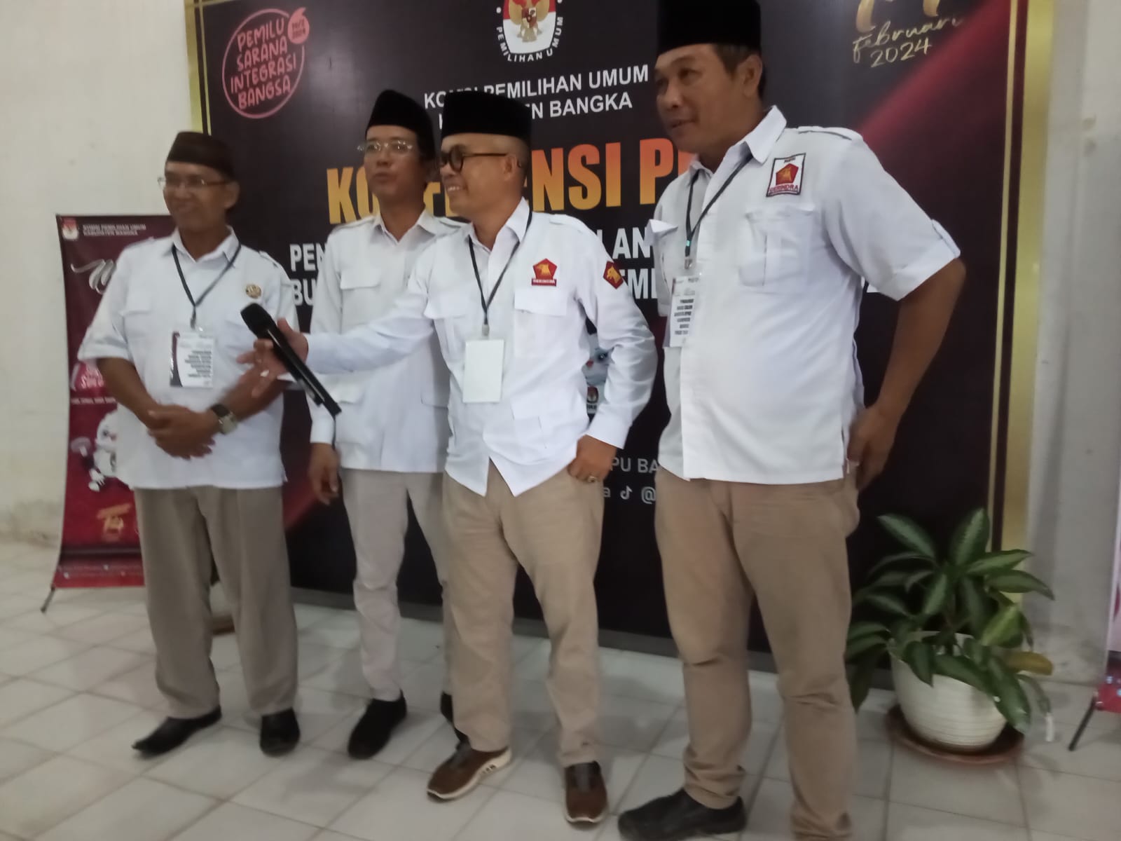 DPC Gerindra Bangka Targetkan Partai Gerindra Pemenang 2024 - Seputar Babel