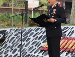 Upacara Hari Lahir Pancasila Wakapolres Bangka Sampaikan Amanat Presiden