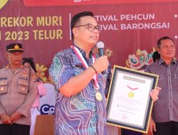 Pecah Rekor Muri, Sebanyak 3.500 Butir Telur Berdiri Di Pantai Pasir Padi Kota Pangkalpinang