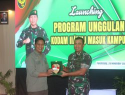 Danrem 045/Gaya Ikuti Launching Program Unggulan KODAM II/Sriwijaya Masuk Kampus