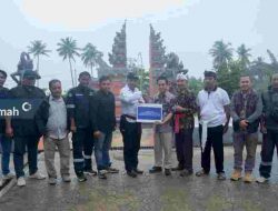 Pura Jagatnatha Surya Kencana Alami Kendala Air Bersih, PT Timah Tbk Berikan Bantuan Sumur Bor