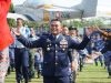 Usai Upacara HUT TNI AU, Lanud H.AS Hanandjoeddin Gelar Tarian Kolosal Bedincak Khas Bangka Belitung