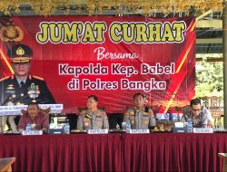 Dengar Aspirasi Masyarakat, Polda Babel dan Polres Bangka Gelar Jumat Curhat di Telaga Mas Sungailiat 