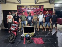Hitungan Jam Pelaku Pencurian Berhasil di Tangkap Tim Kelambit Polres Bangka.