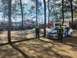 Sat Lantas Polres Bangka Patroli Tempat Wisata 