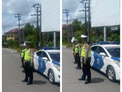 Sat Lantas Polres Bangka Gelar Patroli Blue Light untuk Meningkatkan Kamseltibcar Lantas