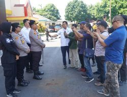Aksi Demo di Polres Bangka Berjalan Lancar dan Kondusif