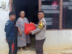 Jumat Berkah Polsek Belinyu, Berikan Bantuan kepada Warga Lansia dan Kurang Mampu