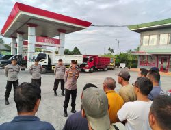 Polsek Pemali Lakukan Penertiban dan Himbauan Terkait Penyaluran BBM Bersubsidi di SPBU Air Ruay
