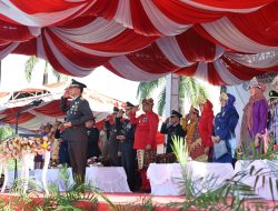 Danrem 045/Gaya Irup Penurunan Bendera Peringatan HUT RI ke -79 di Babel