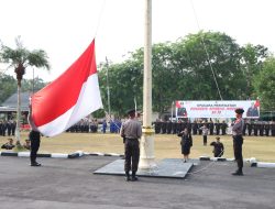 Polres Bangka Gelar Upacara Peringatan HUT RI ke-79 di Mapolres Bangka