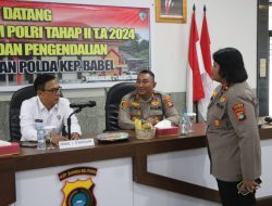 Polres Bangka Terima Kunjungan Itwasum Polri untuk Audit Kinerja Tahap II Tahun 2024