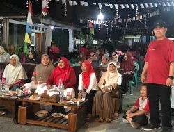 Pengawasan Ketat Aparat Kepolisian Jamin Kemeriahan HUT RI ke-79 Desa Karya Makmur 