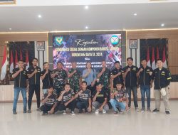 Korem 045/Gaya Gelar Komsos Bersama Komunitas Motor