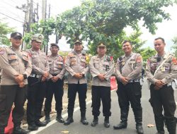 Polres Bangka Kawal Ketat Pendaftaran Calon Bupati dan Wakil Bupati di KPU Bangka